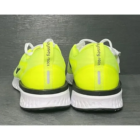 Nike Odyssey React Men’s White-Black-Volt Size 11.5 AO9819-103 NEW - Picture 6 of 7